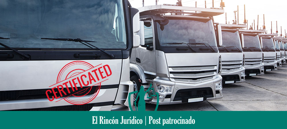 certificado de actividades para transportistas